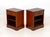 Art Deco Art Deco Style Cherrywood Bedside Tables, Pair For Sale - Image 3 of 8