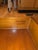English Vintage Henredon Fine Furniture Two-Tier End Table With Drawer & Brass Hardware For Sale - Image 3 of 9