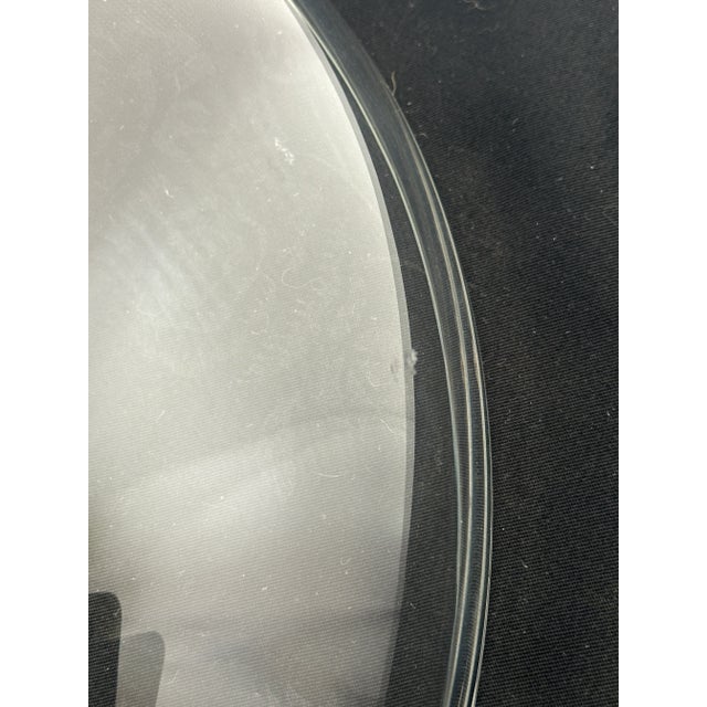 Vintage Castilian Imports Bronze Camel Cornucopia Pedestal With Crystal Bowl For Sale - Image 9 of 9