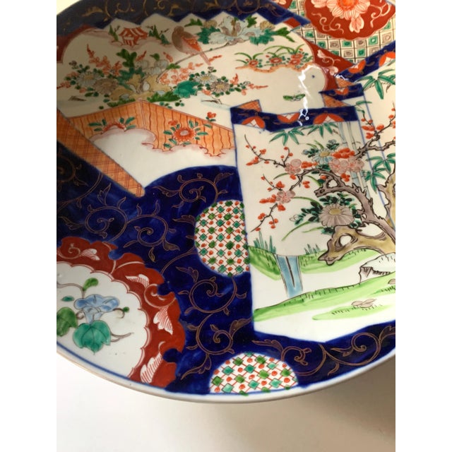 Mid 19th Century Meiji Japanese Porcelain Imari Charger For Sale - Image 9 of 13