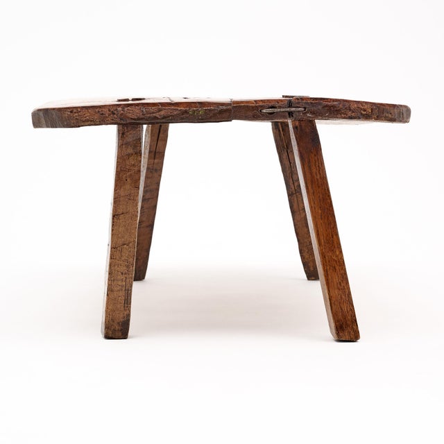 Italian Arte Povera Antique Side Table For Sale - Image 4 of 10