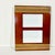 Wood 1980s Vintage Boho Chic Arts & Crafts Mahogany Dual Photo Wall Picture Frame. For Sale - Image 7 of 8