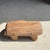 1980s Small Stool in Wabi-Sabi Monoxylous Blond Teak, 1980s For Sale - Image 5 of 11