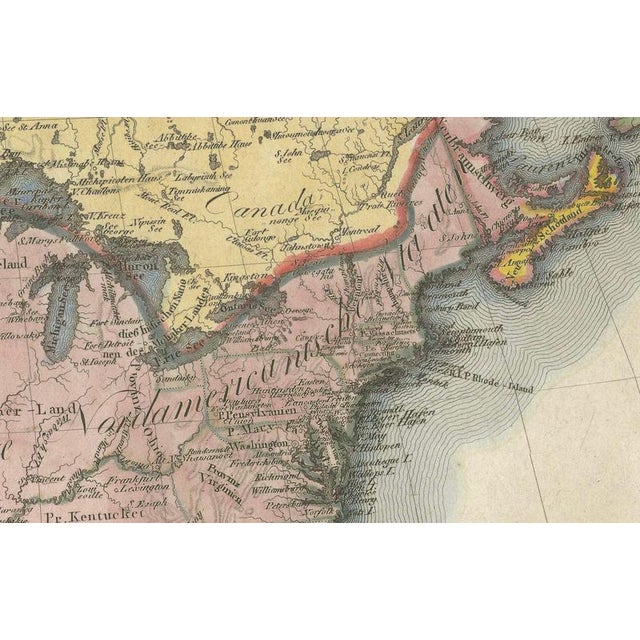 Large Antique Map of North America, 1806 For Sale - Image 12 of 13