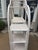 White Palm Beach Chic Wicker & Bamboo Etagere For Sale - Image 8 of 12