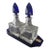 Nachtmann Crystal Sapphire Blue Perfume Decanter Set With Tray & Box MCM Vintage For Sale