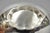 Mid 20th Century Vintage Poole 811 Modern Silver Plated Scalloped Footed Oval Serving Fruit Bowl For Sale - Image 5 of 11