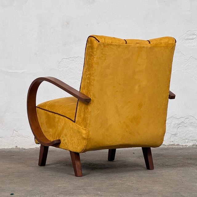 1930s Art Deco Chairs by Jindřich Halabala for Up Závody, 1930s, Set of 2 For Sale - Image 5 of 13