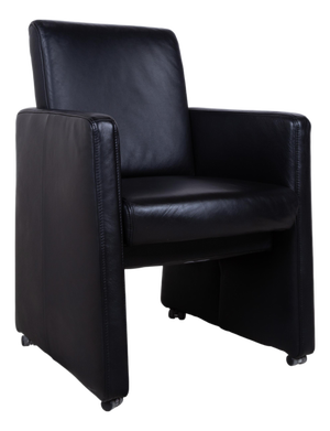 Himolla Chair in Black Leather