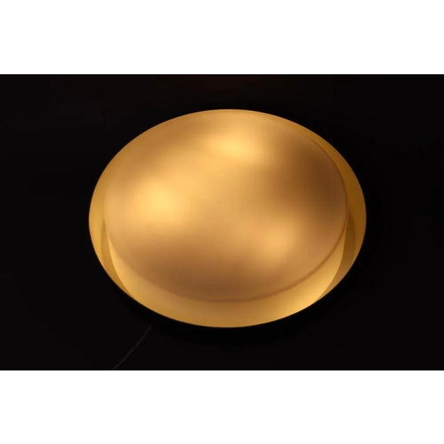 Black Large Ceiling or Wall Lamp from Limburg Glashütte, 1950s For Sale - Image 8 of 10