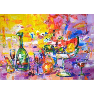 Happy Holidays! Original Contemporary Painting by Iryna Kastsova For Sale