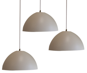 Vintage Danish Dyssen Pendant Lights by Asger BC Lys, 1980s, Set of 3