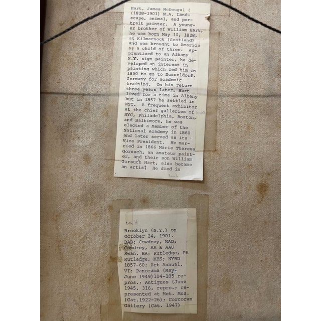 Mid 19th Century “Woodland Study” by James M. Hart (1828-1901) For Sale - Image 5 of 6