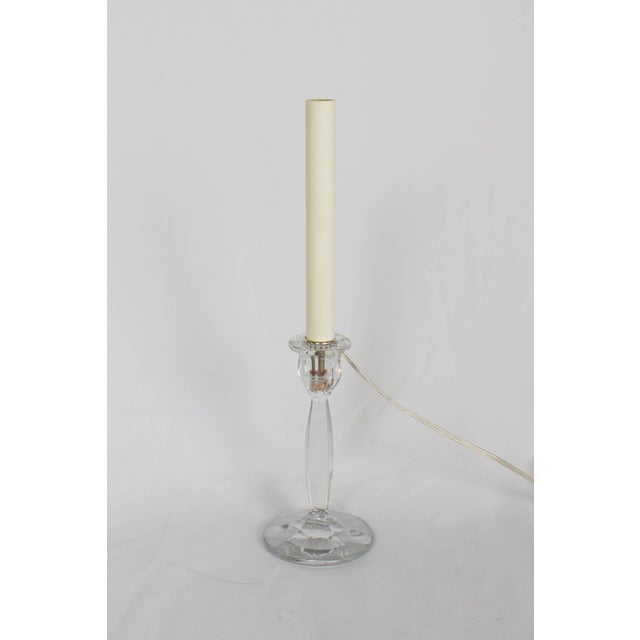 Custom Antique Glass Candlestick Table Lamps a Pair Chairish