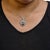 18K 3/4 Cttw Diamond and 12.5 MM Cultured Black Tahitian Pearl Heart Pendant Necklace (G-H Color, SI1-SI2 Clarity) - 18" Inches For Sale - Image 4 of 5