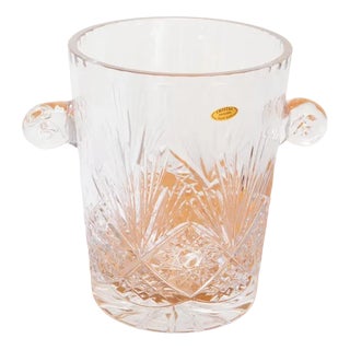 Baccarat Bertrichamps Ice Bucket Cooler by Klein, 1980s For Sale