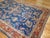 Antique Zabihi Collection Royal Blue Mohajeran Persian Sarouk Rug - 7'1" x 10'6" For Sale - Image 4 of 9