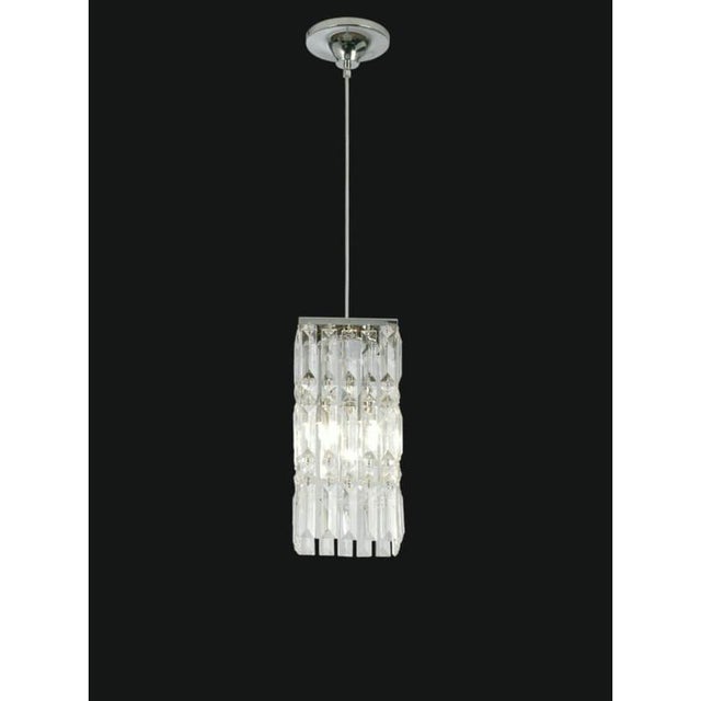 Contemporary Collection Pechino Suspension Lamp in Metal and Crystal by Jago For Sale - Image 3 of 9