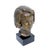 Wood J.G., Bust of Girl, 1940s, Bronze and Wood For Sale - Image 7 of 15