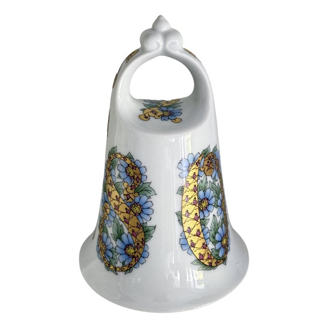 Porcelain Bell by Ole Winther for Hutschenreuther, Germany, 1980s For Sale