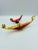 Mid 20th Century Ruby & Gold Murano Art Glass "Gondola" Sculptures - Set of 2 For Sale - Image 13 of 13