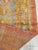 Antique Oushak Carpet, Oriental Rug, Handmade Rug Saffron, Light Blue and Coral For Sale - Image 15 of 18