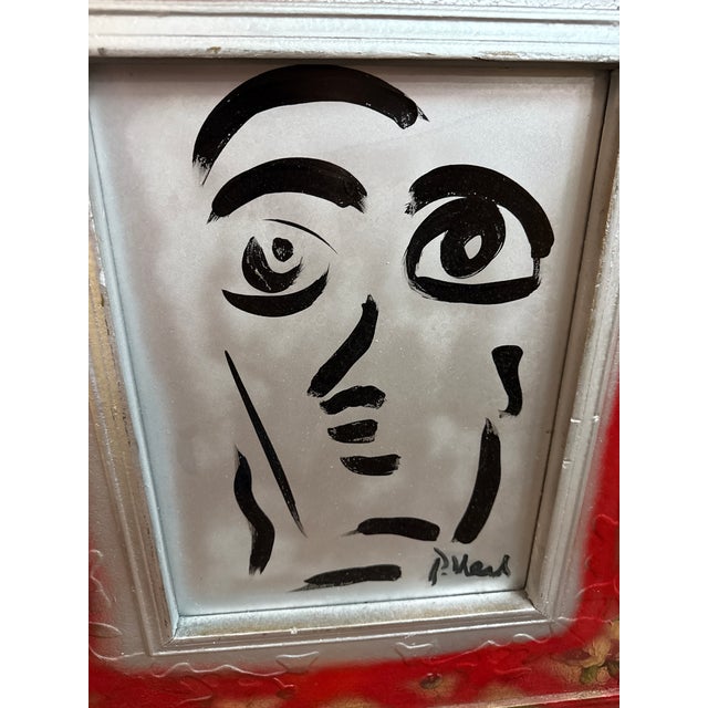 Abstract 1980s Peter Keil Graffiti Portrait Painting For Sale - Image 3 of 6
