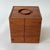 Mid Century Ice Bucket, rendered in beautifully carved and jointed solid teak wood, with a molded plastic waterproof...