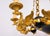 Metal Antique French Empire Style Gilt and Patina Bronze Chandelier, 1960s For Sale - Image 7 of 17