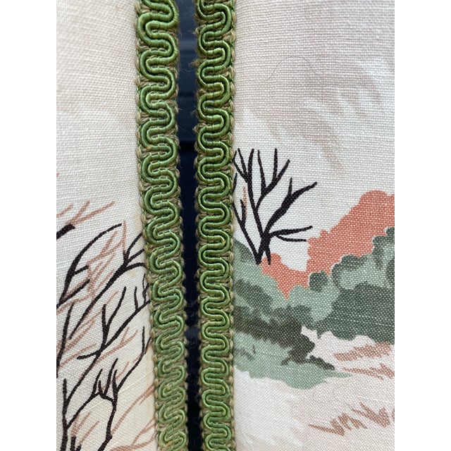 Vintage Ralph Lauren Style Reversible 5-Panel Room Divider – Farmhouse Rustic Cabin Wood Double-Sided Screen For Sale - Image 9 of 12