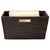 Coffee Artifacts Rattan Rectangular Magazine Holder in Tudor Black - 16" For Sale - Image 8 of 9