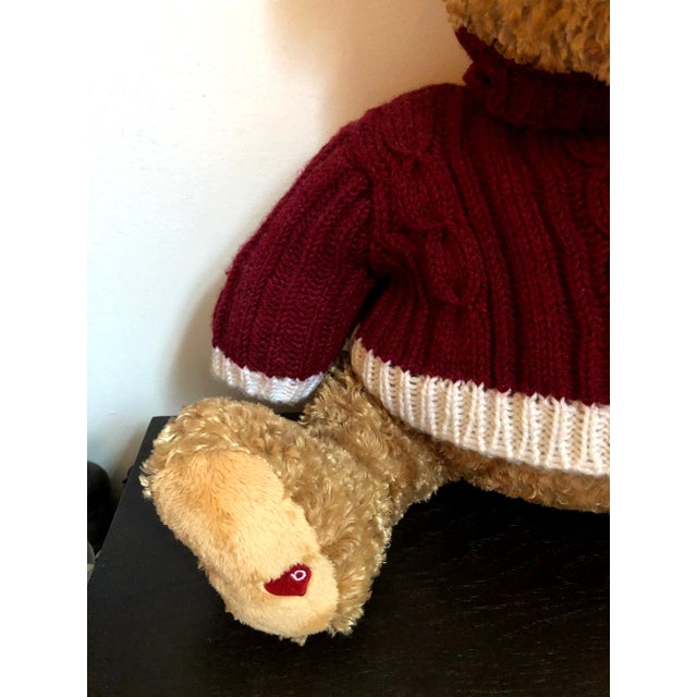 2000 - 2009 Bloomingdales 18" Gund Little Brown Bear For Sale - Image 5 of 9