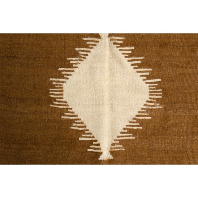 Anatolian Vintage Angora Wool Kilim For Sale - Image 6 of 10