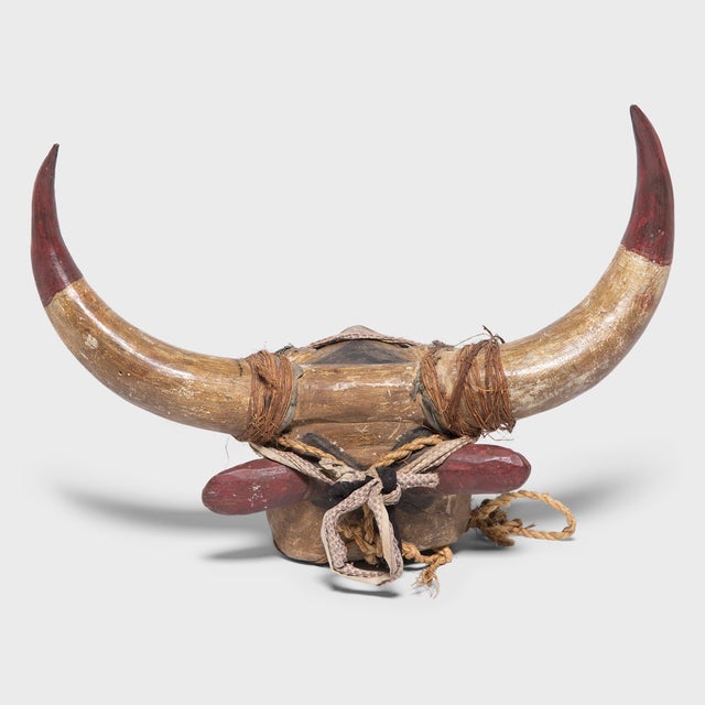 Guinea-Bissau Ox Mask, C. 1900 For Sale - Image 4 of 4