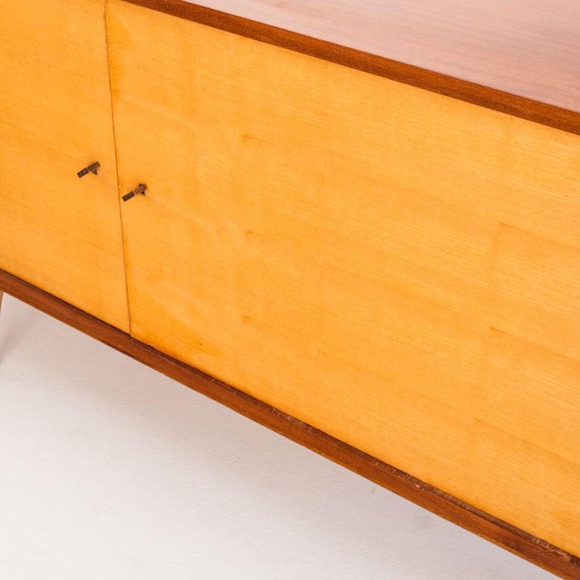 Mid-Century Brown Wooden Sideboard, France, 1960s For Sale - Image 6 of 13