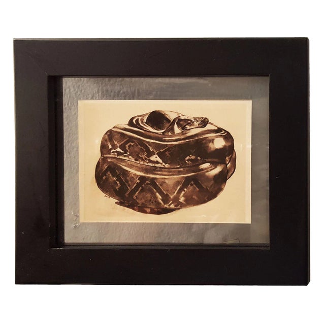 Snake Sketch From "Peinture & dessins de Paul Jouve" For Sale