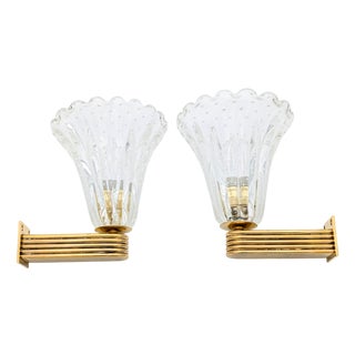 Bubble Wall Lights from Barovier, Set of 2 For Sale
