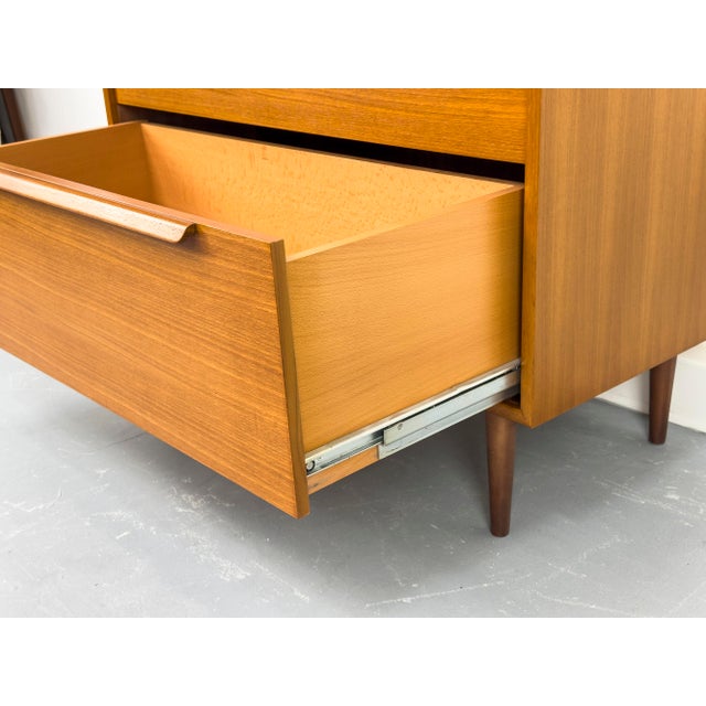 Brown Teak Chest of Drawers from WK Möbel, 1960s For Sale - Image 8 of 18