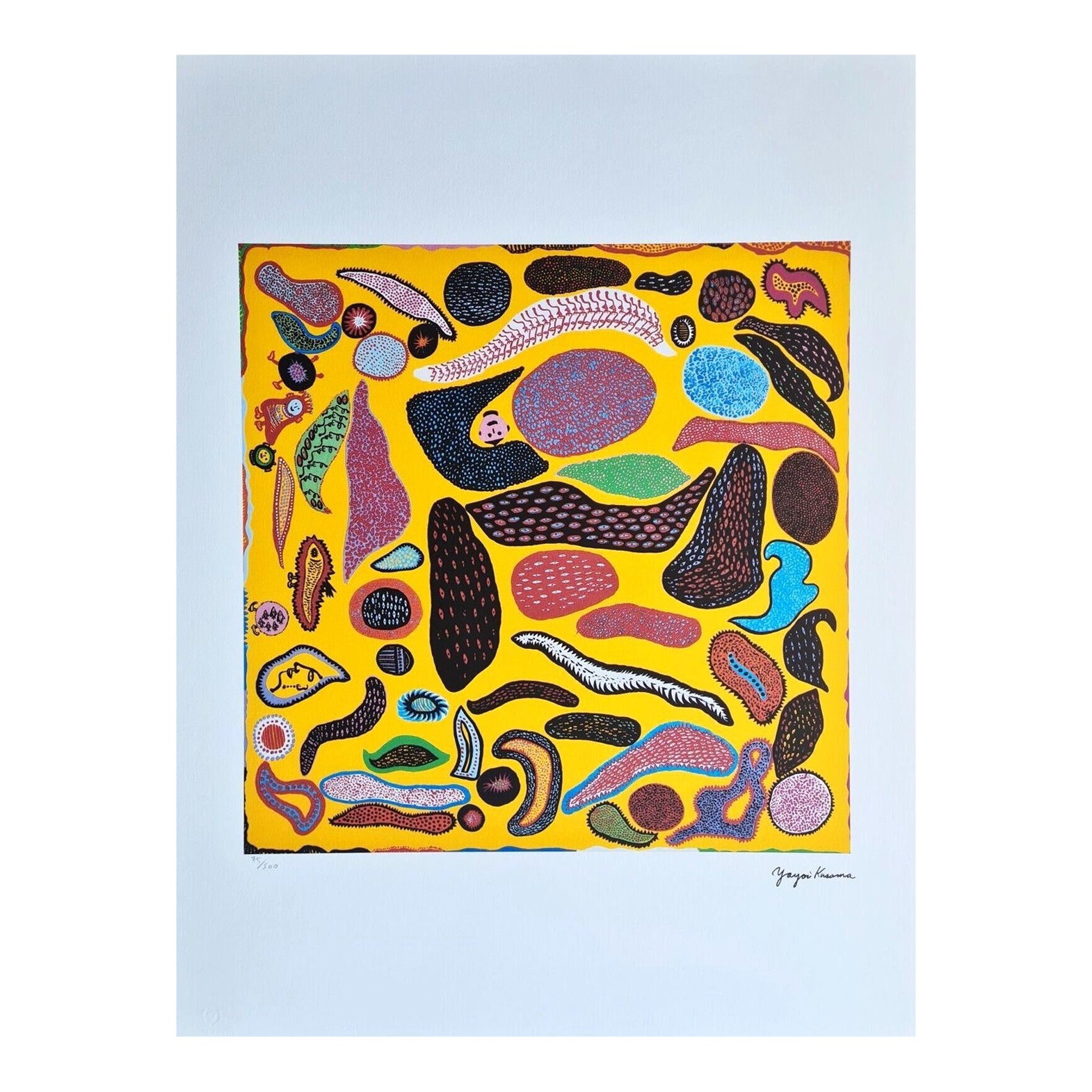 After Yayoi Kusama, Pound Of., Lithograph, 1990s | Chairish