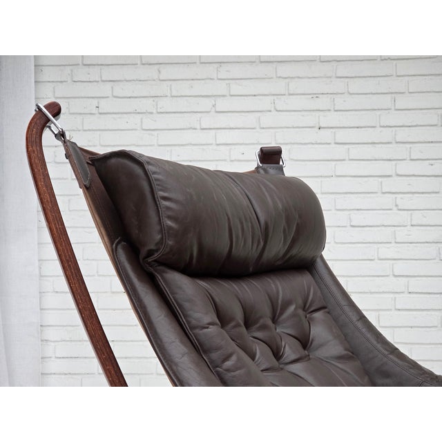 Wood Norwegian Falcon Lounge Chair by Sigurd Ressel for Vatne Møbler, 1970s For Sale - Image 7 of 18
