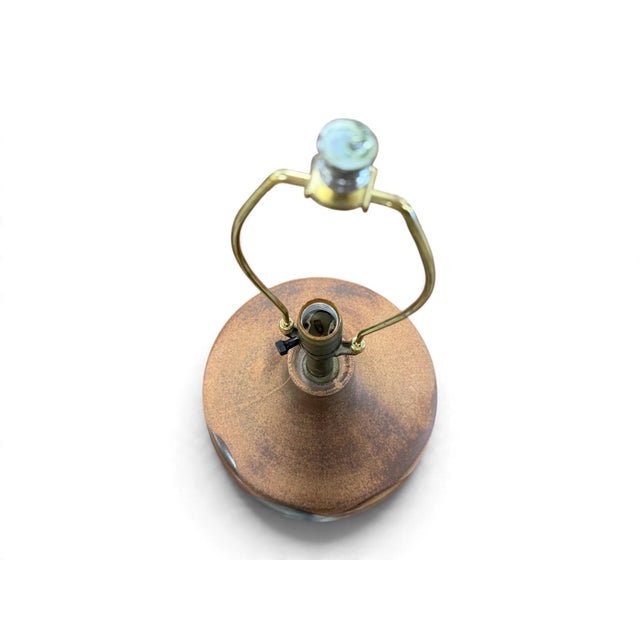 Wood David Cressey Terracotta Table Lamp For Sale - Image 7 of 13