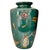 Chinese Vintage Golf Motifs Emerald Green Porcelain Vase For Sale - Image 3 of 10