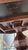 Antique Octagonal Walnut Finish Tilt ( Snap) Pedestal Center Table For Sale - Image 16 of 18