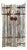 Old Vintage Mongolian Wood Door For Sale