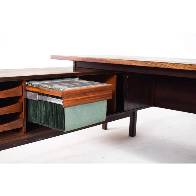 Mid-Century Modern Mid-Century Rosewood Desk by Arne Vodder for Sibast, 1960 For Sale - Image 3 of 12