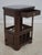 Traditional Magazine Rack End Table W. Marble Top For Sale - Image 3 of 12