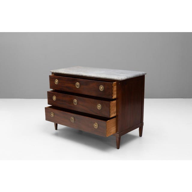 Antique Mahogany Commode, 1850 For Sale - Image 3 of 10