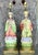 Traditional Vintage Asian Glazed Ceramic Emperor Lamps - a Pair For Sale - Image 3 of 5