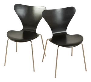 Set of Model 3107 Dining Chairs by Arne Jacobsen for Fritz Hansen, 1950s