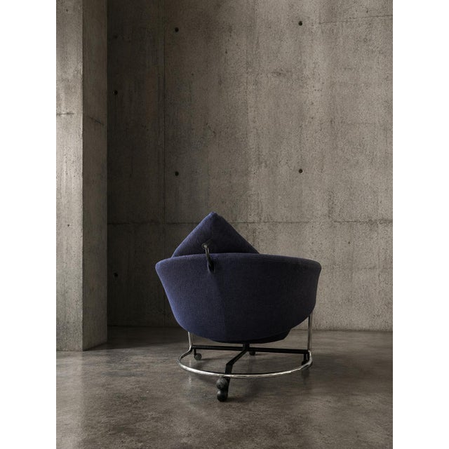Girotonda Lounge Chairs and Ottoamn by Francesco Binfaré for Cassina, 1990s, Set of 3 For Sale - Image 3 of 9